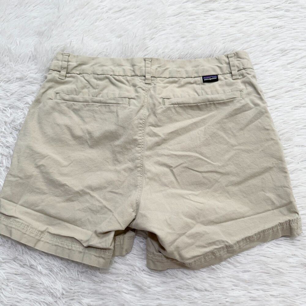 Women Patagonia Stretch All-Wear Shorts 4" Medium Rise Pelican Size 0 - Picture 3 of 9